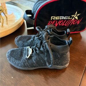 Rebel Revolution Ice Blackout high top cheer shoes 4